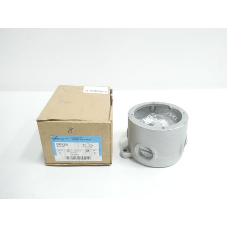 Crouse-Hinds RIGID CONDUIT OUTLET BOX 1IN CONDUIT OUTLET BODIES AND BOX GRFX339